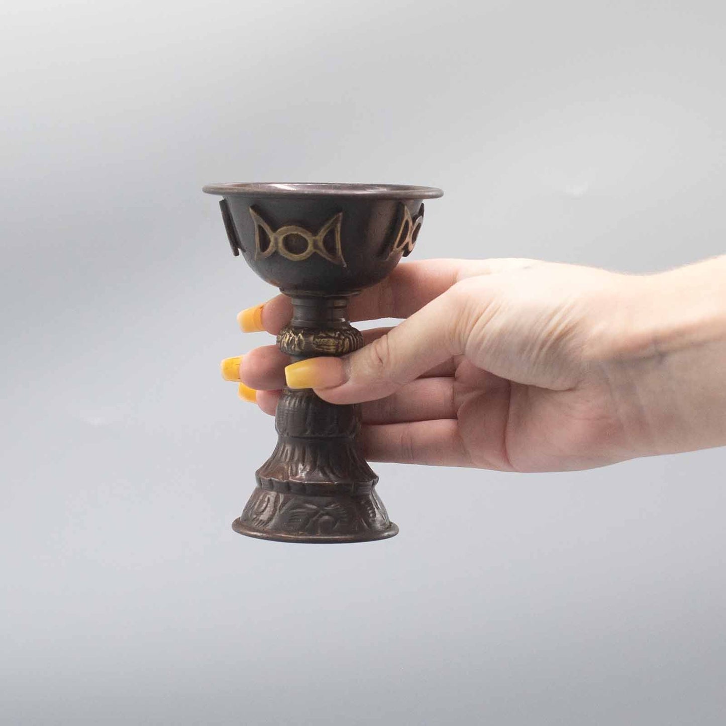 Antique Copper Goblet Decoration