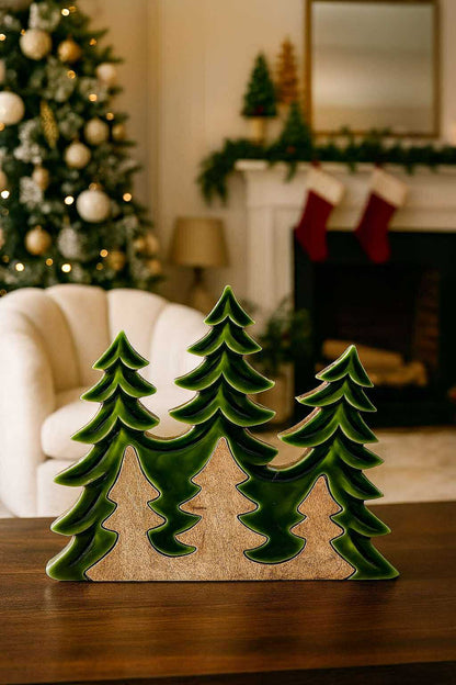 Lost in the Forrest - Christmas Wooden Decoration