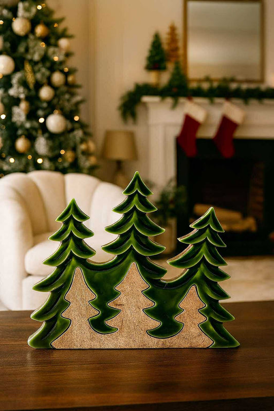 Lost in the Forrest - Christmas Wooden Decoration