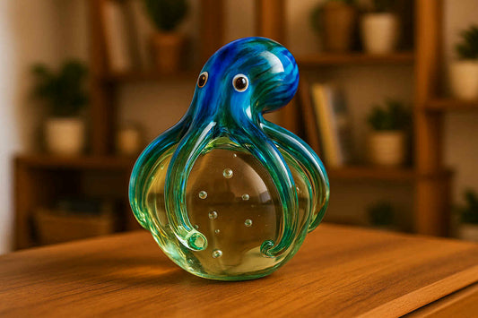 Household Creative Glass Octopus Decoration