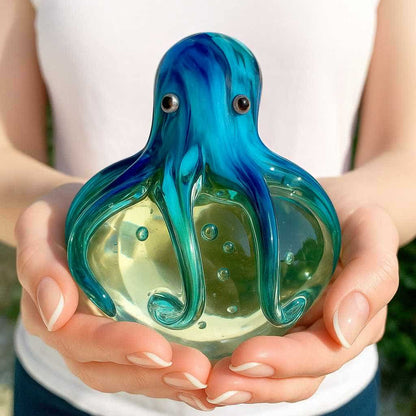 Household Creative Glass Octopus Decoration