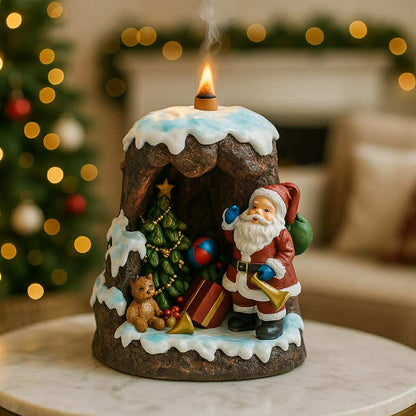 Christmas Santa's Grotto Backflow Incense Burner