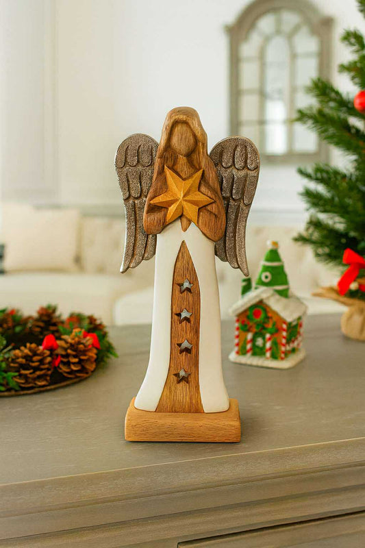 Wooden Christmas Angel Gift