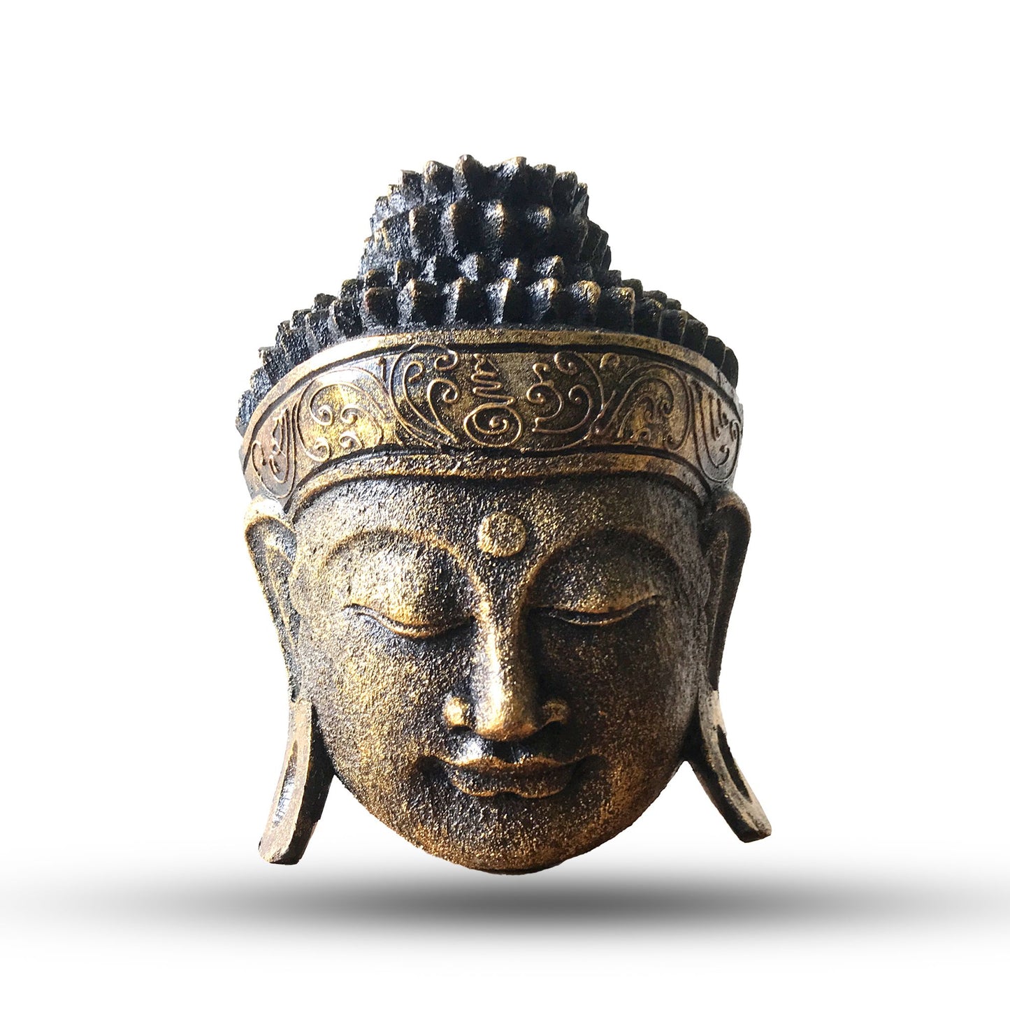 Home Decoration Golden Buddha Head