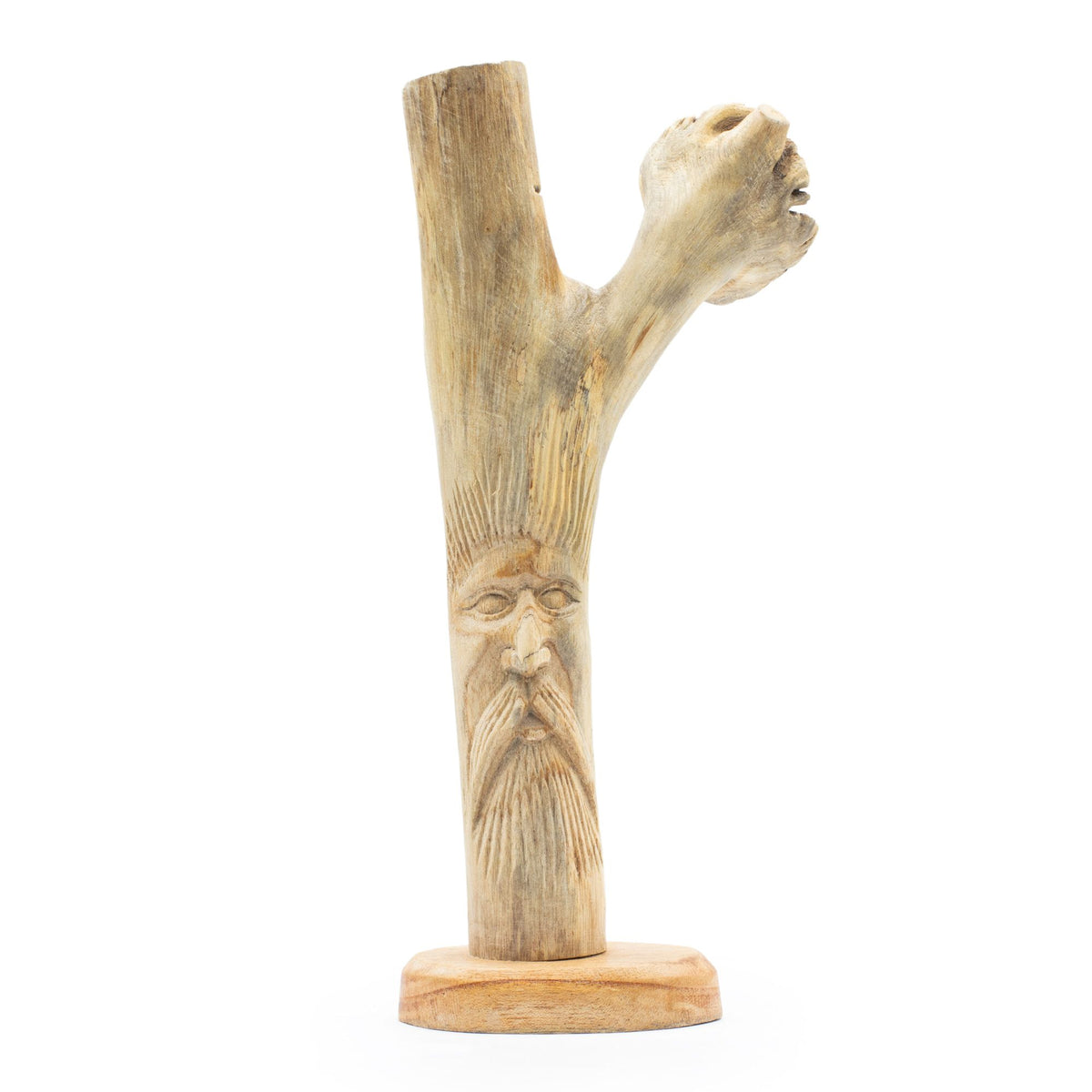 Handmade Parasite Wood Art  - Greenman