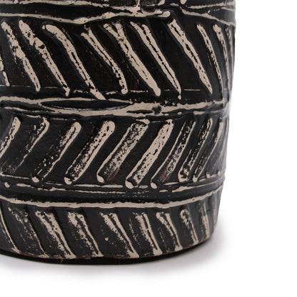 Lombok Taper Vase - Chocolate