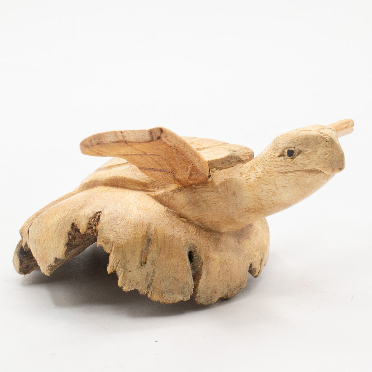 Handmade  Wood Art Carving -  Turtle