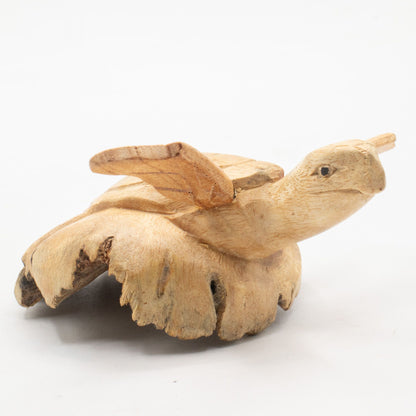 Handmade  Wood Art Carving -  Turtle