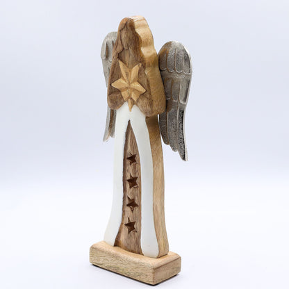 Wooden Christmas Angel Gift
